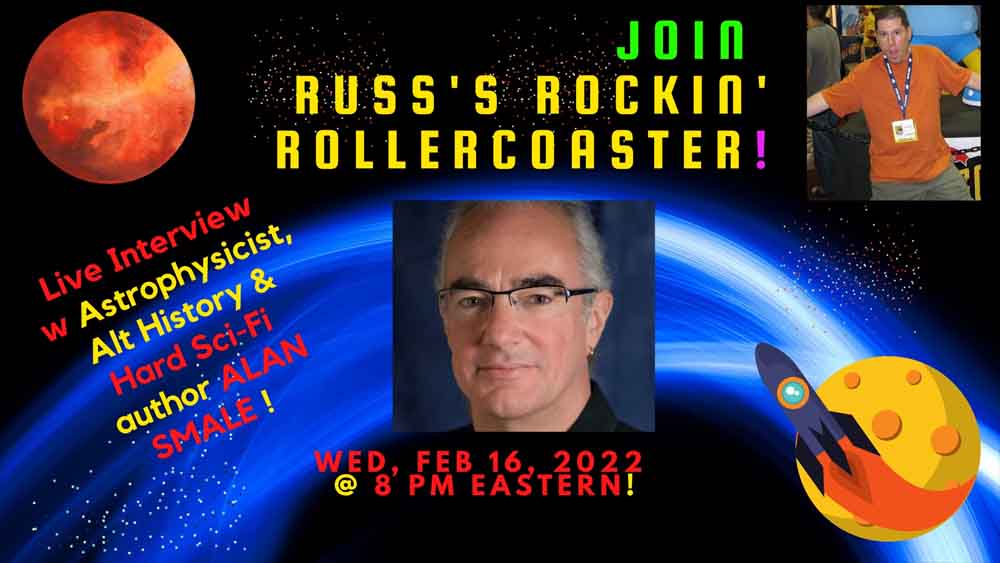 Russ's Rockin' Rollercoaster podcast graphic